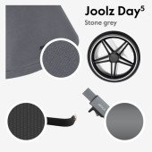 Коляска универсальная 2 в 1 Joolz Day5 Stone grey Коляска универсальная 2 в 1 Joolz Day5 Stone grey