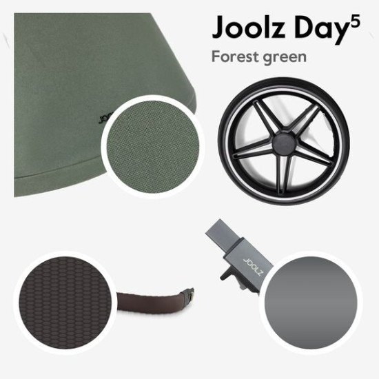 Коляска универсальная 2 в 1 Joolz Day5 Forest green