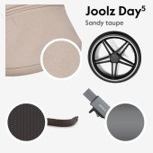 Коляска универсальная 2 в 1 Joolz Day5 Sandy taupe