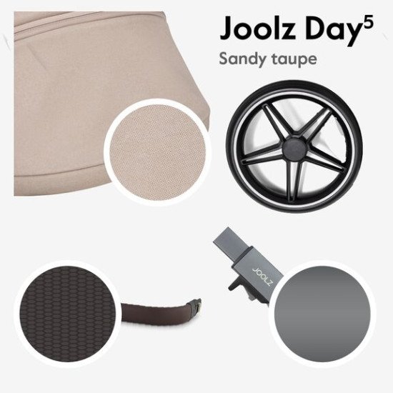 Коляска универсальная 2 в 1 Joolz Day5 Sandy taupe