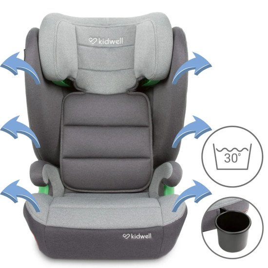 Автокресло Kidwell Weston I-Size ISOFIX dark grey
