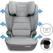 Автокрісло Kidwell Weston I-Size ISOFIX light grey Автокрісло Kidwell Weston I-Size ISOFIX light grey