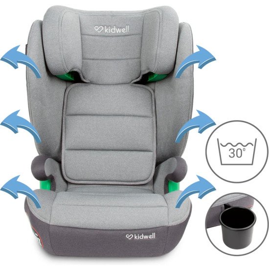 Автокрісло Kidwell Weston I-Size ISOFIX light grey Автокрісло Kidwell Weston I-Size ISOFIX light grey