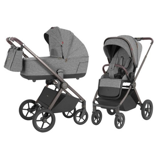 Коляска універсальна 2 в 1 Carrello Ultra CRL-6527 Metal Grey
