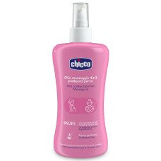 Універсальна олія від розтяжок 4 в 1 Chicco для догляду до та після пологів, 200 мл