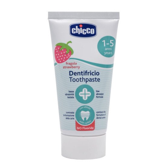 Зубная паста Chicco "Клубника", 50 мл Зубная паста Chicco "Клубника", 50 мл