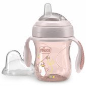 Поильник с мягким носиком Chicco "Transition Cup", 200 мл, 4м+ Поильник с мягким носиком Chicco "Transition Cup", 200 мл, 4м+