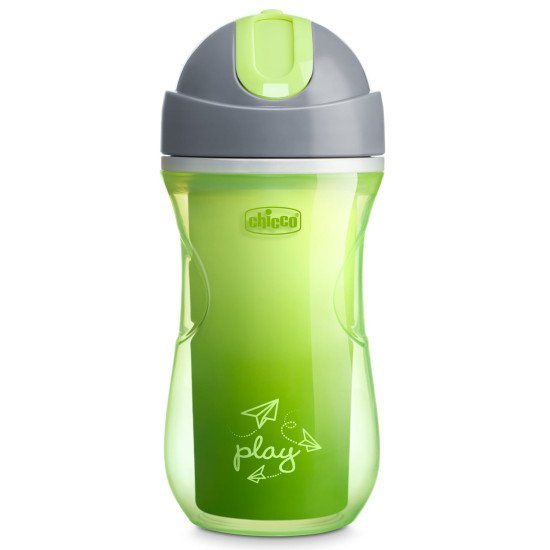 Поїльник непроливайка з трубочкою Chicco "Sport Cup", 266 мл, 14м+
