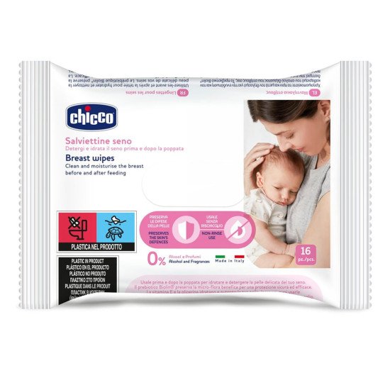 Серветки для грудей очищаючі Chicco, 16 шт. Серветки для грудей очищаючі Chicco, 16 шт.