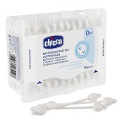 Ватні палички з обмежувачем Chicco, 60 шт. Ватні палички з обмежувачем Chicco, 60 шт.