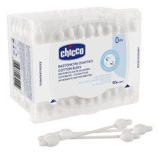 Ватні палички з обмежувачем Chicco, 90 шт.