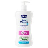 Гель для купання з екстрактом мальви та гліцерином Chicco Baby Moments "Без сліз", 500 мл Гель для купання з екстрактом мальви та гліцерином Chicco Baby Moments "Без сліз", 500 мл
