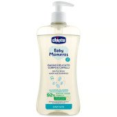 Гель-шампунь для тела и волос с экстрактом овса Chicco Baby Moments "Без слез", 500 мл