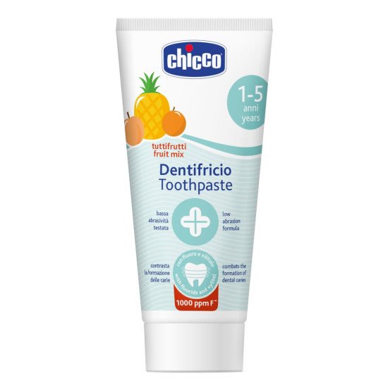 Зубна паста Chicco "Тутті-Фрутті", з фтором, 50 мл Зубна паста Chicco "Тутті-Фрутті", з фтором, 50 мл