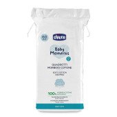 Серветки бавовняні Chicco Baby Moments, 60 шт. Серветки бавовняні Chicco Baby Moments, 60 шт.