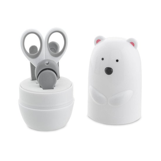 Дитячий манікюрний набір 4 в 1 Chicco Polar bear Дитячий манікюрний набір 4 в 1 Chicco Polar bear