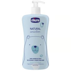 Гель-шампунь для тіла та волосся з алое та ромашкою Chicco Natural Sensation "Без сліз", 500 мл Гель-шампунь для тіла та волосся з алое та ромашкою Chicco Natural Sensation "Без сліз", 500 мл
