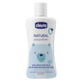 Нежный гель для купания с алоэ и ромашкой Chicco Natural Sensation "Без слез", 200 мл