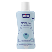 Гель-шампунь для тіла та волосся з алое та ромашкою Chicco Natural Sensation "Без сліз", 200 мл Гель-шампунь для тіла та волосся з алое та ромашкою Chicco Natural Sensation "Без сліз", 200 мл