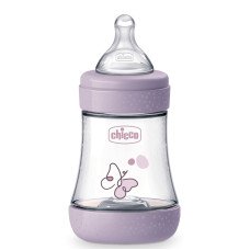 Бутылочка пластик Chicco PERFECT 5 Butterfly, 150 мл, соска силикон, 0 м+