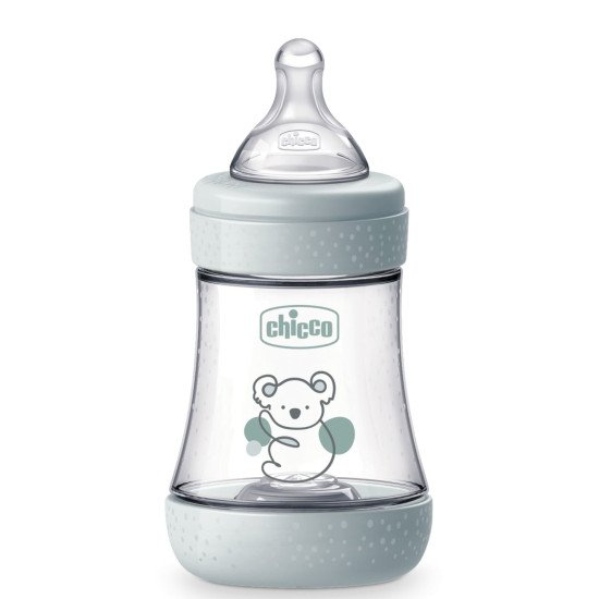 Бутылочка пластик Chicco PERFECT 5 Koala, 150 мл, соска силикон, 0 м+ Бутылочка пластик Chicco PERFECT 5 Koala, 150 мл, соска силикон, 0 м+