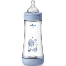 Бутылочка пластик Chicco PERFECT 5 Friends, 300 мл, соска силикон, 4 м+