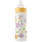 Бутылочка пластик Chicco PERFECT Easy, 330 мл, соска силикон, 4 м+ Бутылочка пластик Chicco PERFECT Easy, 330 мл, соска силикон, 4 м+