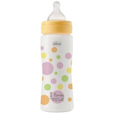 Бутылочка пластик Chicco PERFECT Easy, 330 мл, соска силикон, 4 м+
