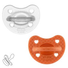 Пустушка Chicco PhysioForma Luxe, силікон, 16-36 міс., 2 шт.