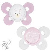 Пустушка Chicco Physio Comfort, силікон, 2-6 міс., 2 шт.