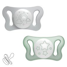 Пустушка Chicco PhysioForma Micro, силікон, 0-2 міс., 2 шт.