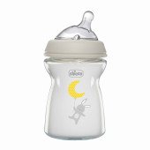 Бутылочка стекло Chicco Natural Feeling NEW, 250 мл, 0м+ Бутылочка стекло Chicco Natural Feeling NEW, 250 мл, 0м+