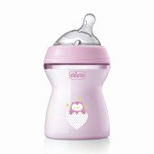 Бутылочка пластик Chicco Natural Feeling NEW, 250 мл, 2м+ Бутылочка пластик Chicco Natural Feeling NEW, 250 мл, 2м+