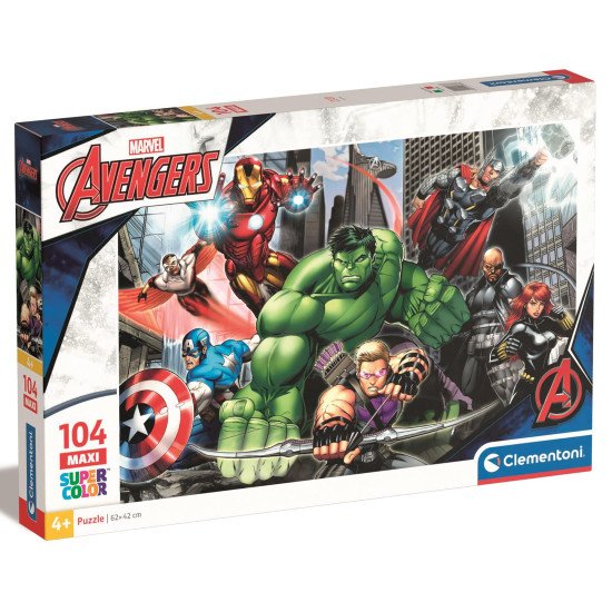 Пазл Clementoni "The Avangers", серія "MAXI", 104 елементи