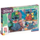 Пазл Clementoni "Stitch", серія "MAXI", 104 елементи