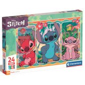 Пазл Clementoni "Stitch", серія "MAXI", 24 елементи Пазл Clementoni "Stitch", серія "MAXI", 24 елементи