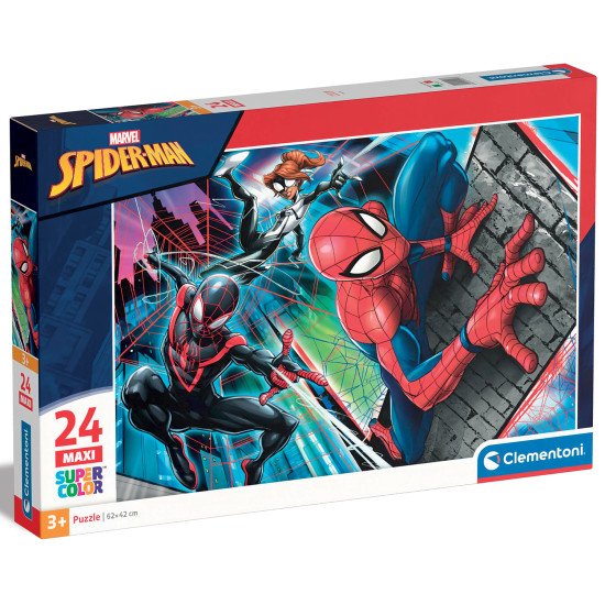 Пазл Clementoni "Spider-Man", серия "MAXI", 24 элемента Пазл Clementoni "Spider-Man", серия "MAXI", 24 элемента