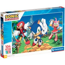 Пазл Clementoni "Sonic", серия "MAXI", 104 элемента Пазл Clementoni "Sonic", серия "MAXI", 104 элемента