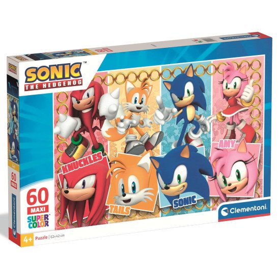 Пазл Clementoni "Sonic", серія "MAXI", 60 елементів