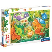 Пазл Clementoni "Dinos Happy Oasis", серія "MAXI", 24 елементи