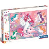 Пазл Clementoni "Jolly Unicorns", серія "MAXI", 24 елементи