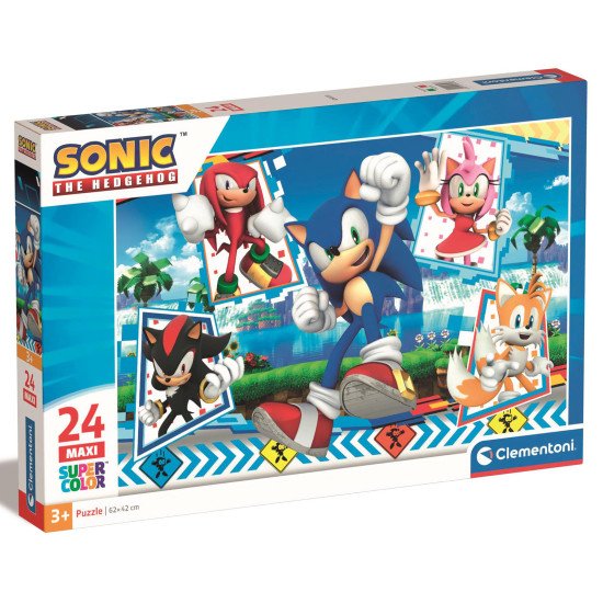 Пазл Clementoni "Sonic", серія "MAXI", 24 елементи Пазл Clementoni "Sonic", серія "MAXI", 24 елементи