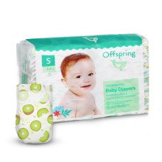 Підгузки Offspring Hairykiwi, розмір S, 3-6 кг, 48 шт. Підгузки Offspring Hairykiwi, розмір S, 3-6 кг, 48 шт.
