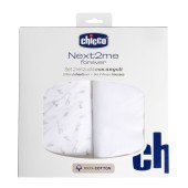 Простынь на резинке Chicco Next2Me Forever Cotton, 58х110 см, 2 шт.