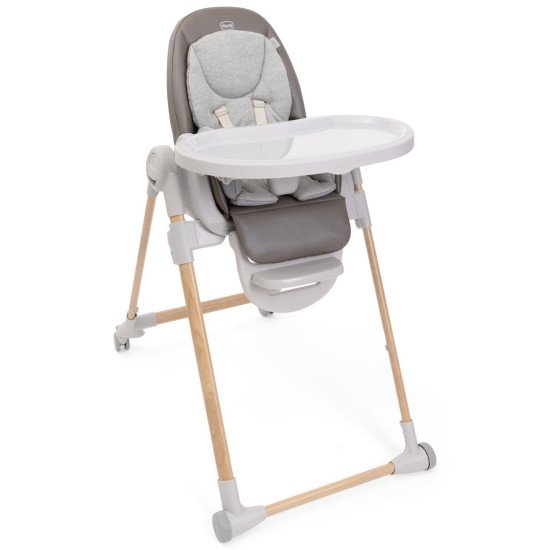 Стульчик для кормления Chicco Polly Armonia серый