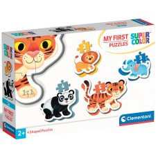 Пазл 4 в 1 Clementoni "Wild Animals", серія "My First Puzzles"