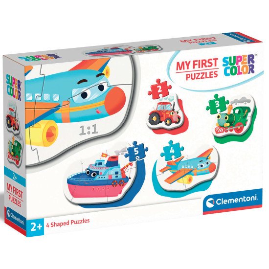 Пазл 4 в 1 Clementoni "Means of Transport", серія "My First Puzzles" Пазл 4 в 1 Clementoni "Means of Transport", серія "My First Puzzles"