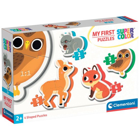 Пазл 4 в 1 Clementoni "Forest Animals", серія "My First Puzzles"