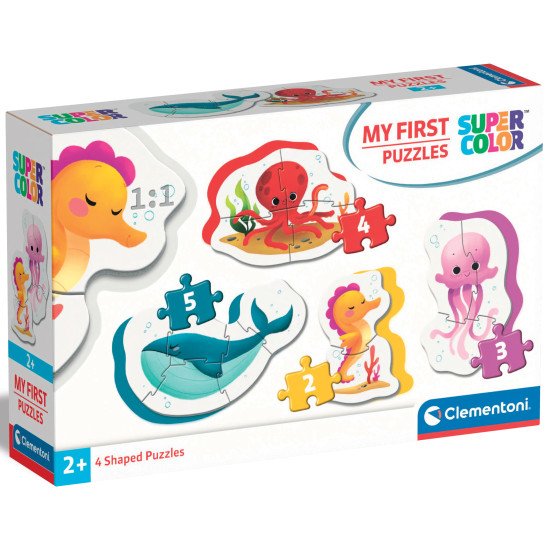 Пазл 4 в 1 Clementoni "Sea Life", серія "My First Puzzles"