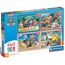 Пазл 4 в 1 Clementoni "Paw Patrol", 12,16,20 и 24 элемента Пазл 4 в 1 Clementoni "Paw Patrol", 12,16,20 и 24 элемента